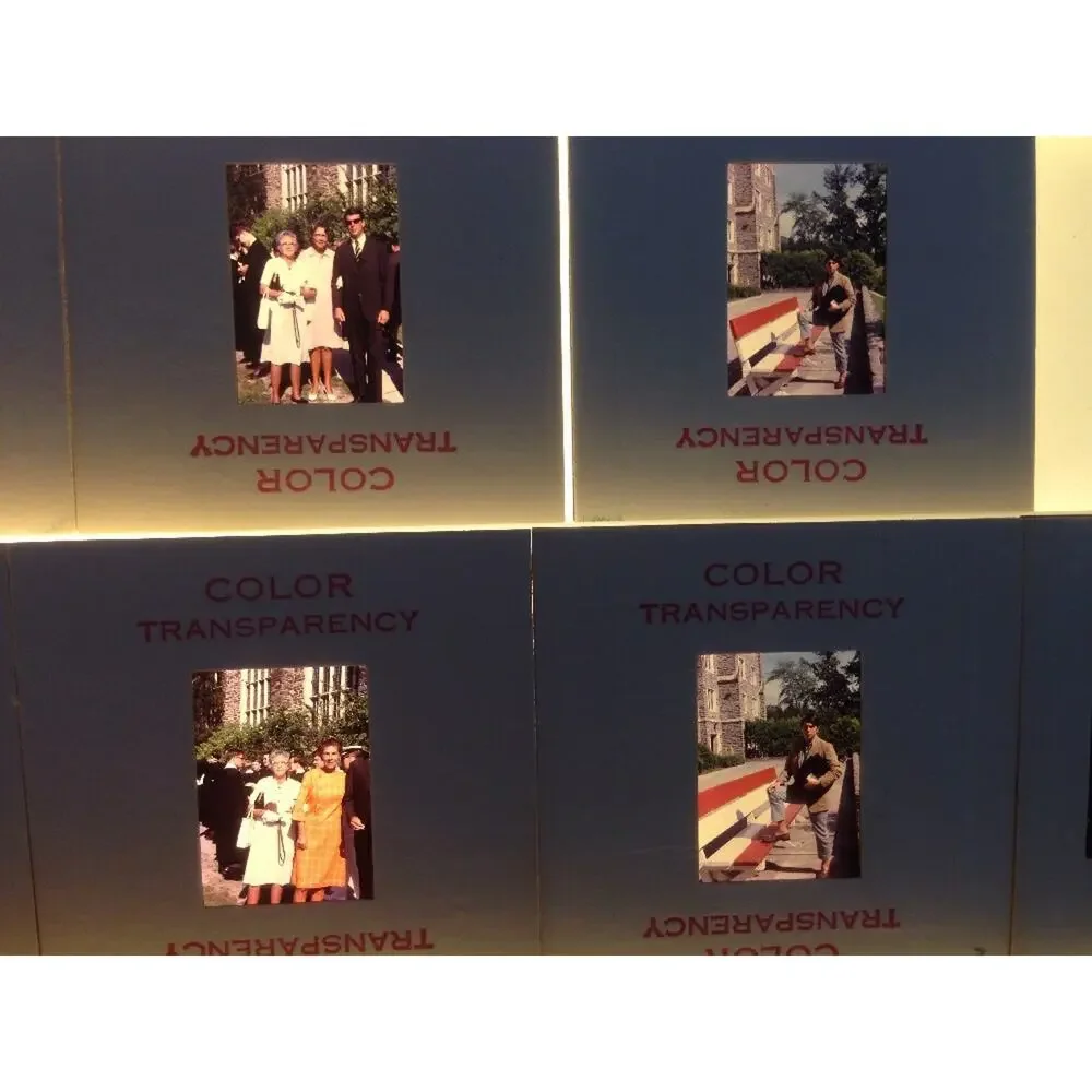 Lot 25 Vintage 1960s UVA University Virginia Graduation Photograph Color Slides